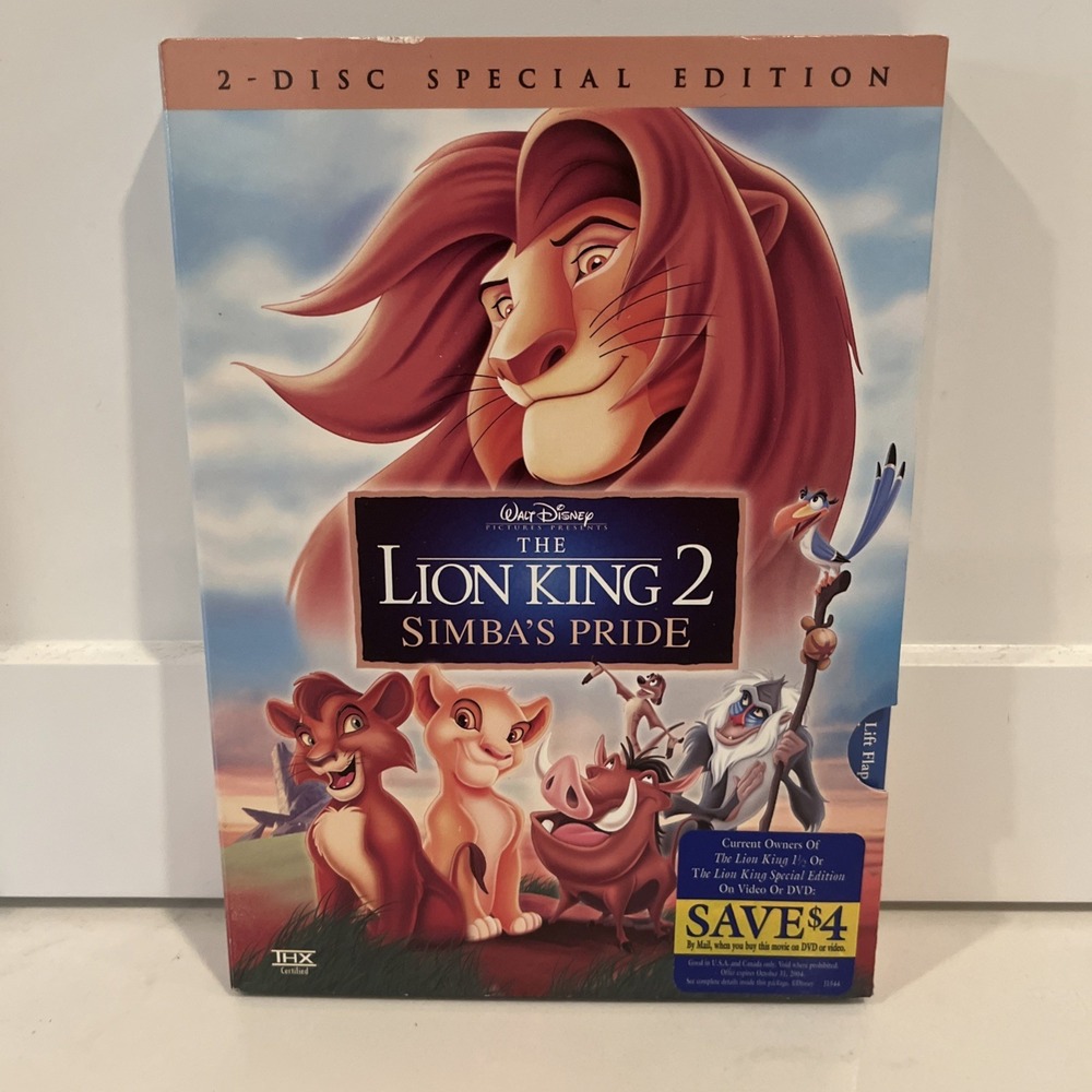 The Lion King 2: Simbas Pride - Special Edition (DVD, 2004, 2-Disc, Widescreen)